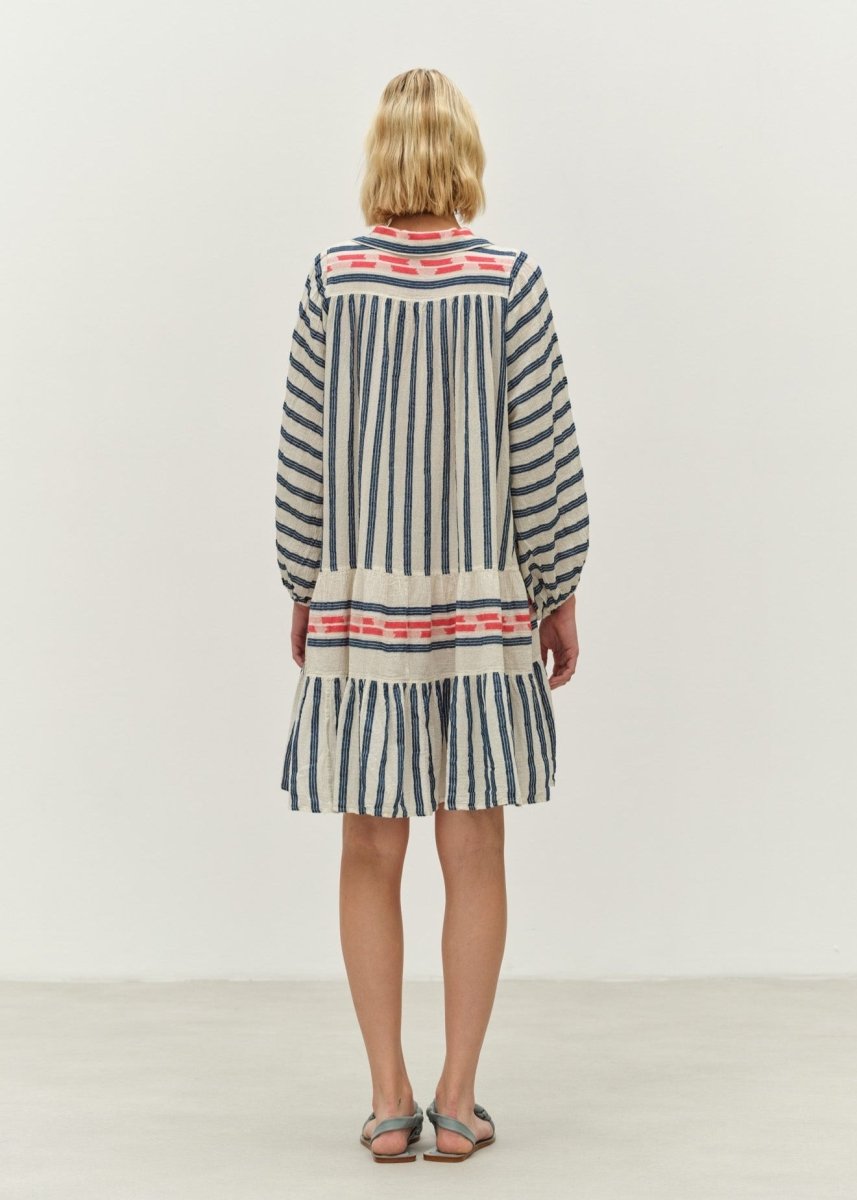 Nifty Dress in Navy/Red from DEVOTION TWINS at Edito boutique