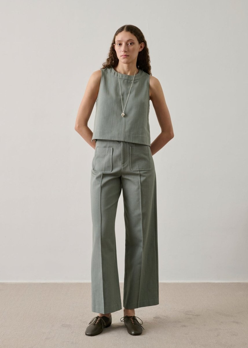 Pampa Top in Aqua Green from SOEUR at Edito boutique