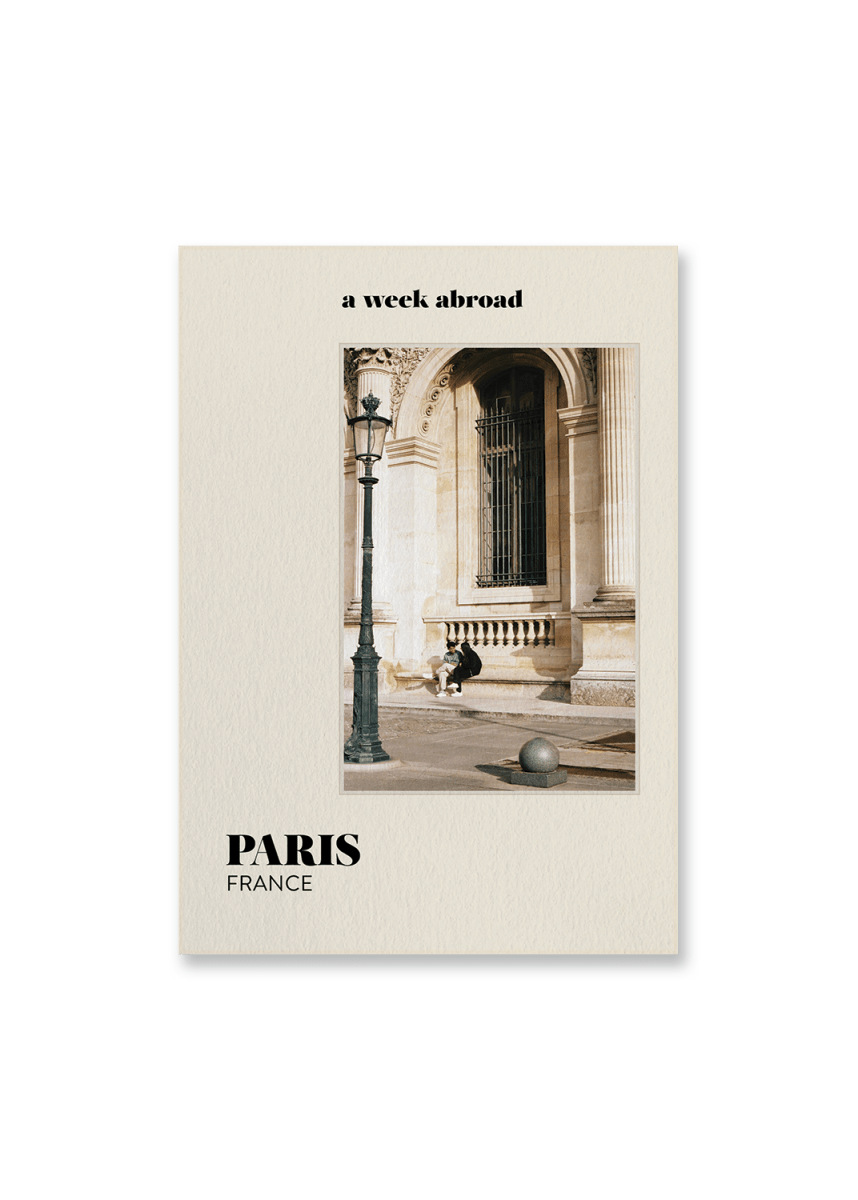 Paris Travel Guide from A WEEK ABROAD at Edito boutique