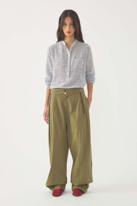 Paros Blouse in Blue stripes from ANTIK BATIK at Edito boutique Paros Blouse in Blue stripes from ANTIK BATIK at Edito boutique