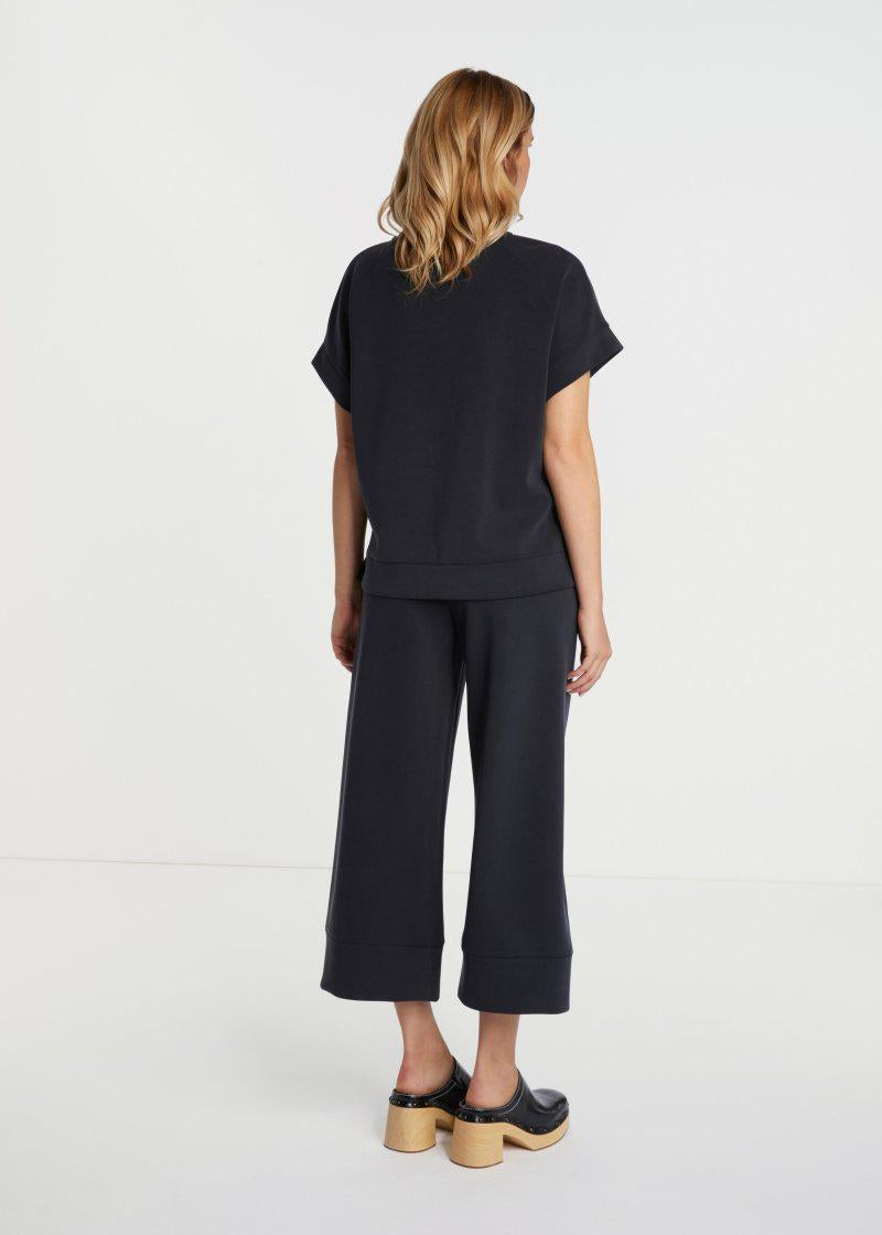 Peached Tee Shirt in Black from Rich & Royal