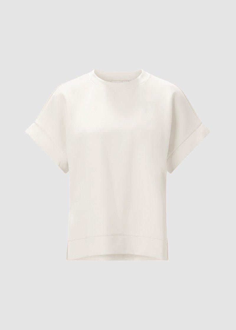 Peached Tee Shirt in Pearl from RICH & ROYAL at Edito boutique