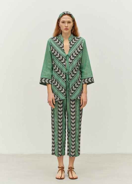 Perfect Pants in Green/Black from DEVOTION TWINS at Edito boutique Perfect Pants in Green/Black from DEVOTION TWINS at Edito boutique
