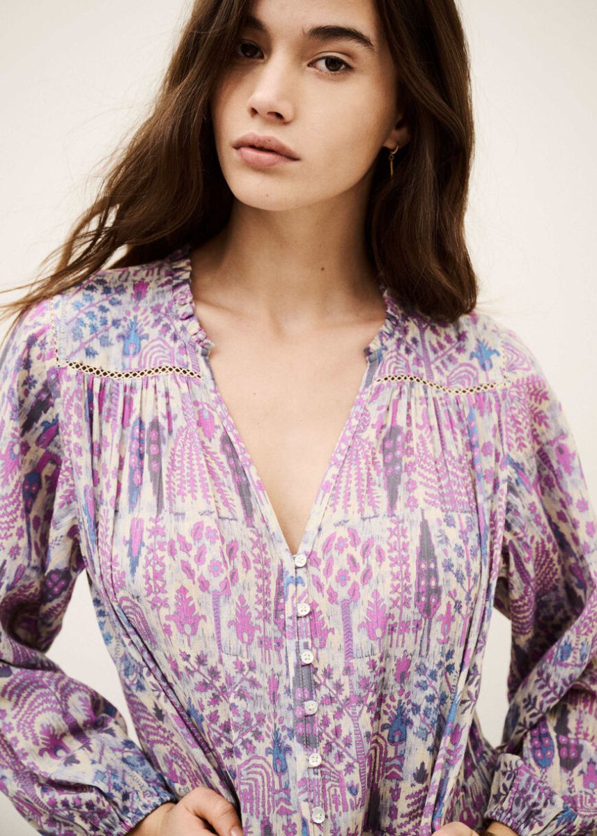 Pidola Dress in Pink from BA&SH at Edito boutique