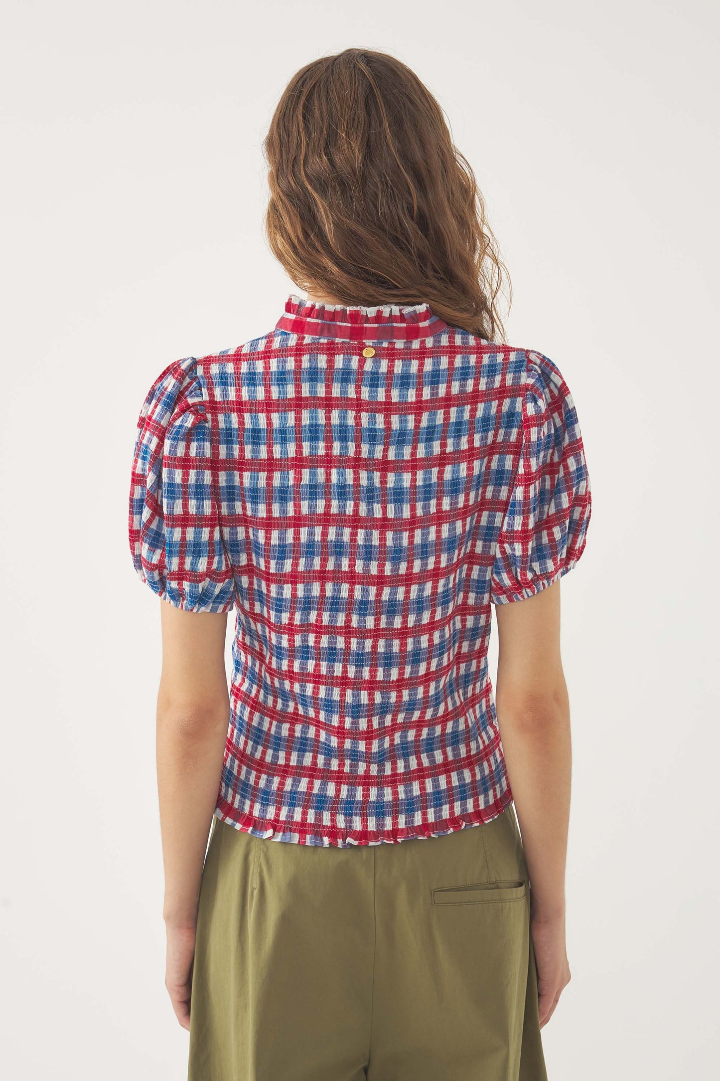 Polly Smocked Blouse in Multi from Antik Batik