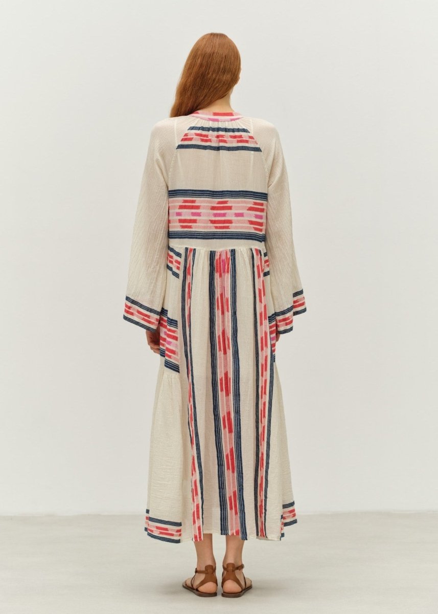 Power Dress in Navy/Red from DEVOTION TWINS at Edito boutique