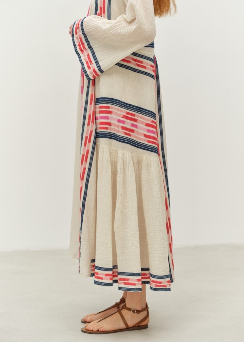Power Dress in Navy/Red from DEVOTION TWINS at Edito boutique