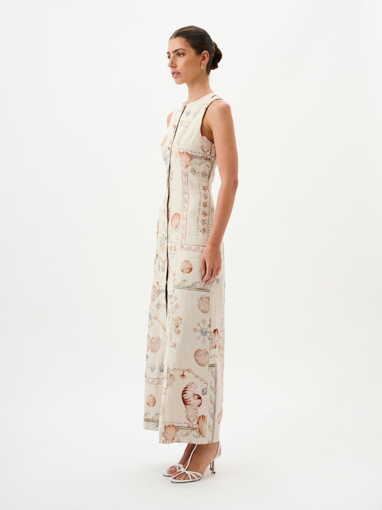 Quinn Dress in Vintage Treasures from ROAME at Edito boutique