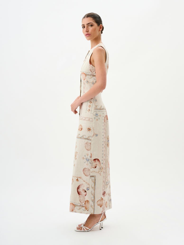 Quinn Dress in Vintage Treasures from ROAME at Edito boutique