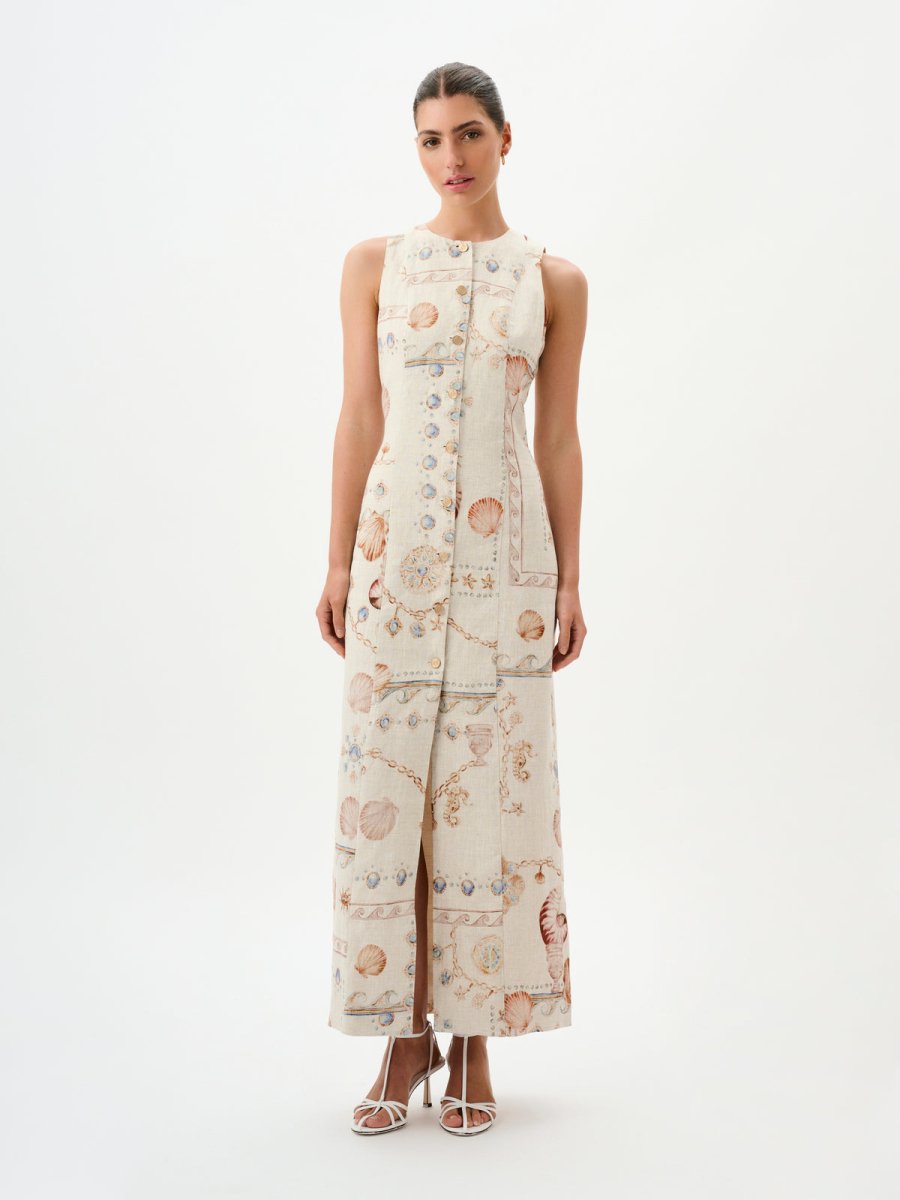 Quinn Dress in Vintage Treasures from ROAME at Edito boutique