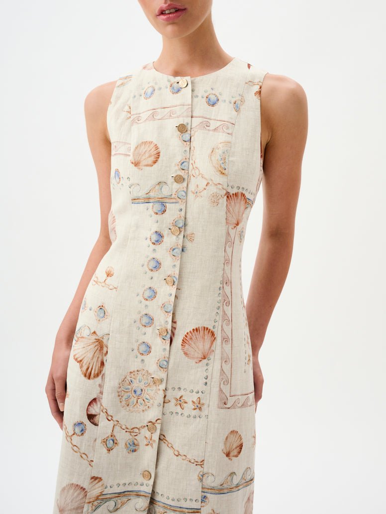 Quinn Dress in Vintage Treasures from ROAME at Edito boutique