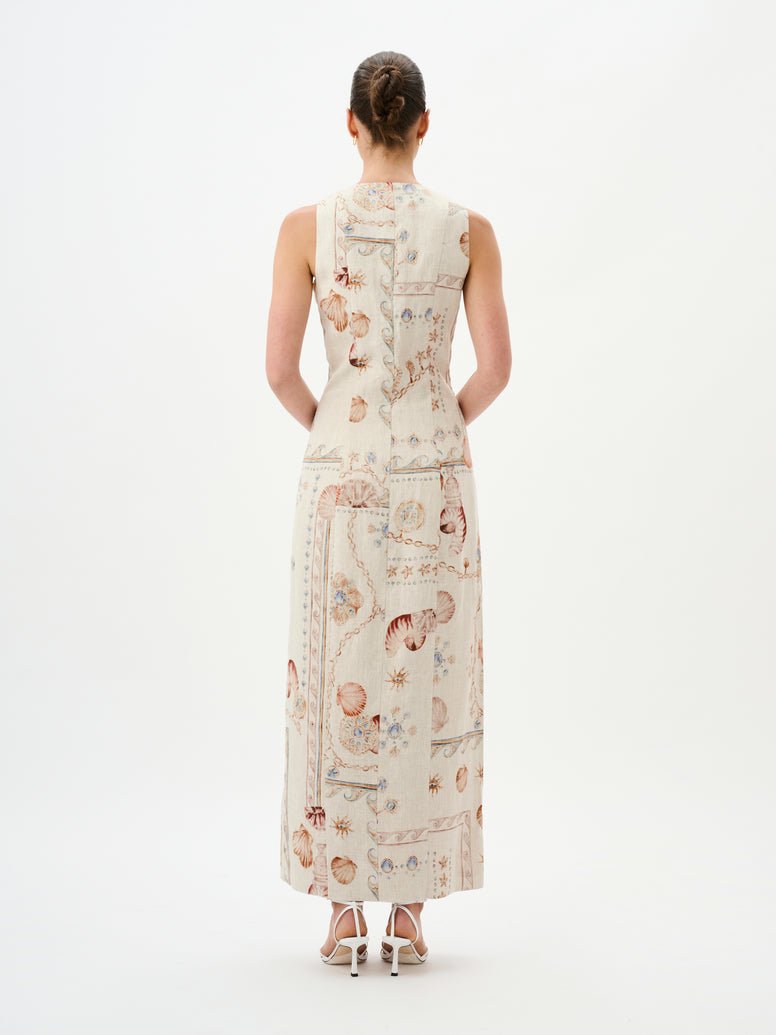 Quinn Dress in Vintage Treasures from ROAME at Edito boutique