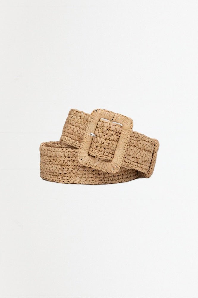 Raffia Belt in Natural from VANESSA BRUNO at Edito boutique Raffia Belt in Natural from VANESSA BRUNO at Edito boutique