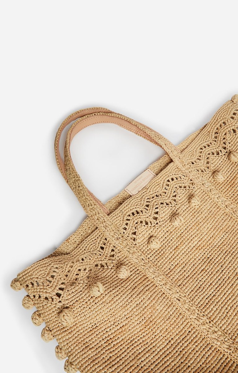 Raffia Cabas Tote from VANESSA BRUNO at Edito boutique