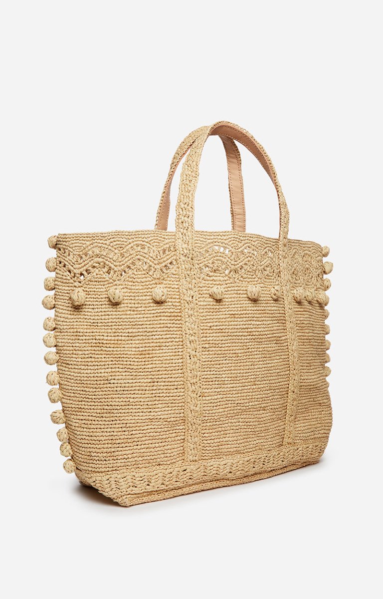 Raffia Cabas Tote from VANESSA BRUNO at Edito boutique