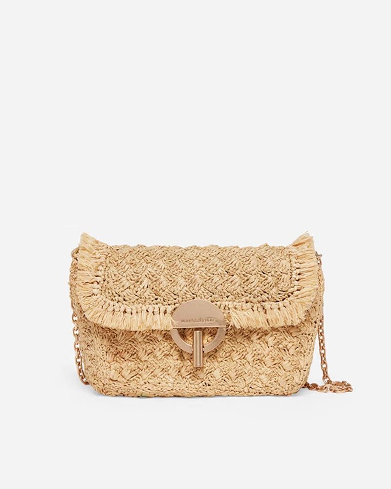 Raffia Moon PM Bag from VANESSA BRUNO at Edito boutique