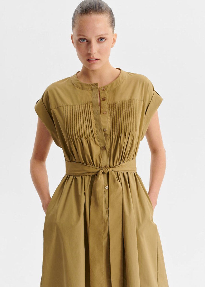 Romy Shirt Dress in Army from MORRISON at Edito boutique