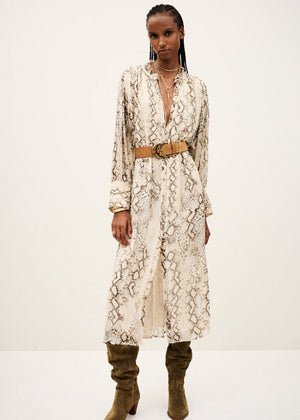 Sahara Dress in Ecru from BA&SH at Edito boutique