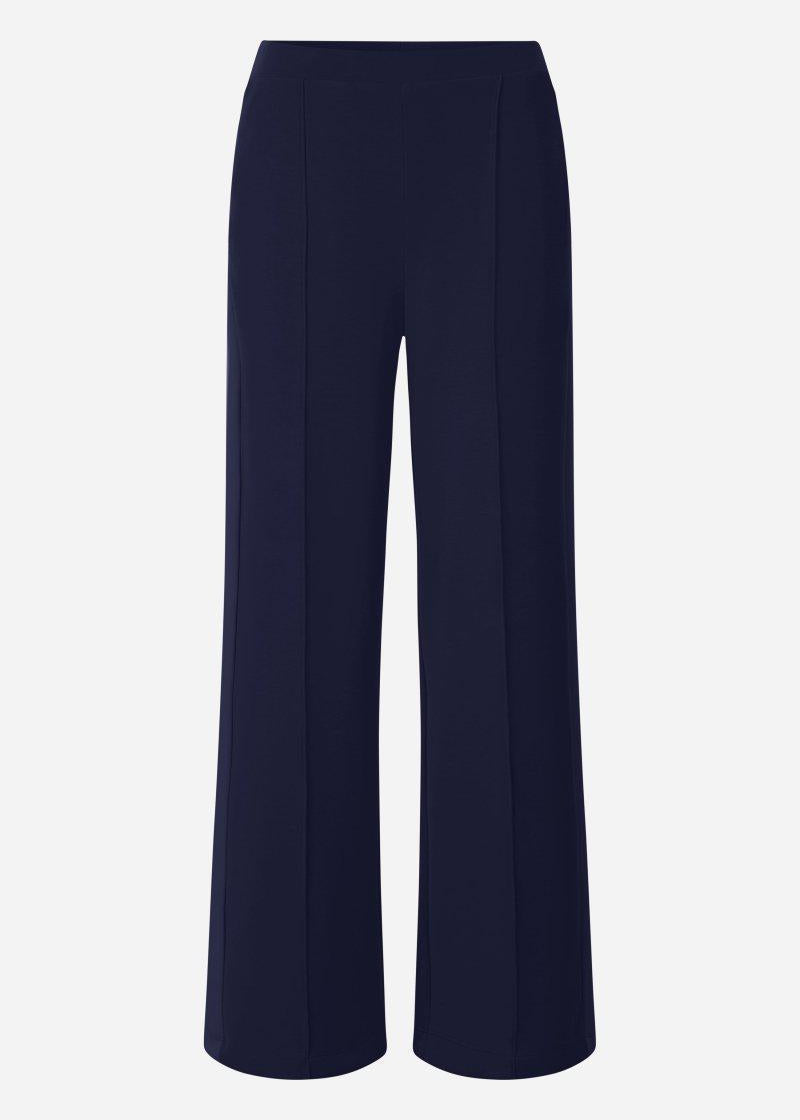 Scuba Wide Leg Pant in Midnight from Rich & Royal