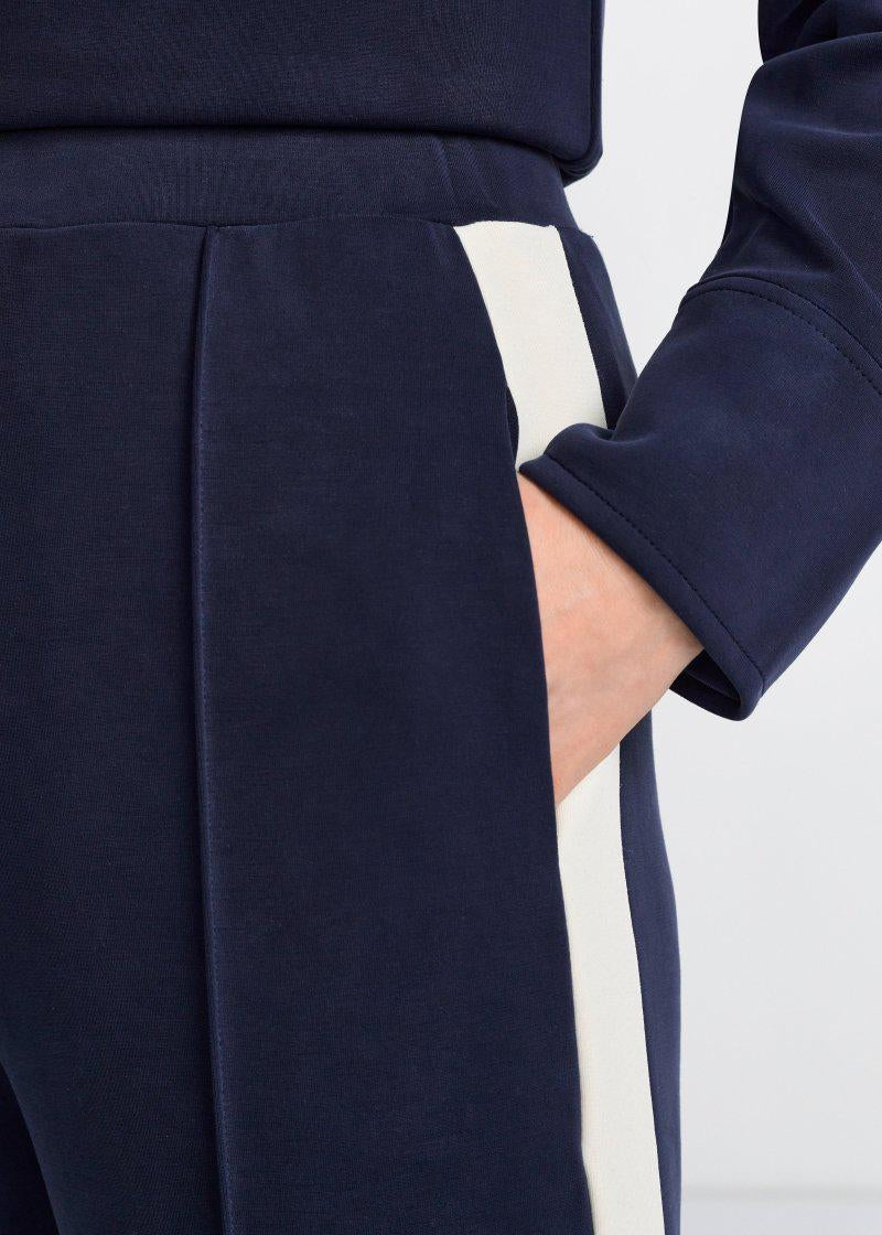 Scuba Wide Leg Pant in Midnight from Rich & Royal