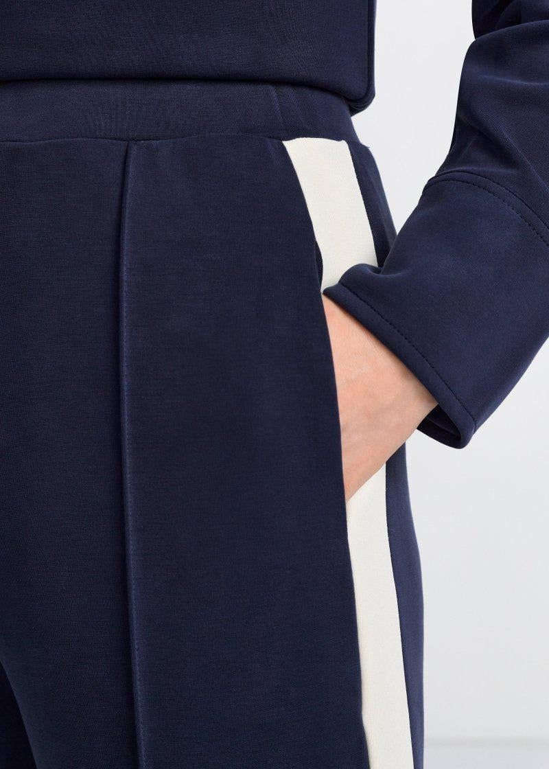 Scuba Wide Leg Pant in Midnight from RICH & ROYAL at Edito boutique