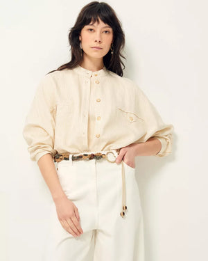 Sessun Orregia Shirt in Whitea
