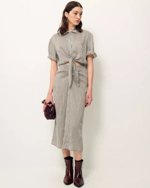 Sessun Uma Shirt Dress Black/White