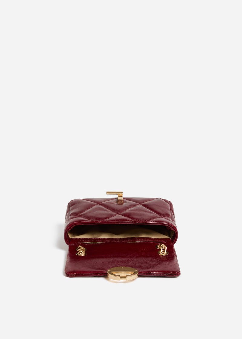 Small Moon Bag in Cherry from VANESSA BRUNO at Edito Boutique