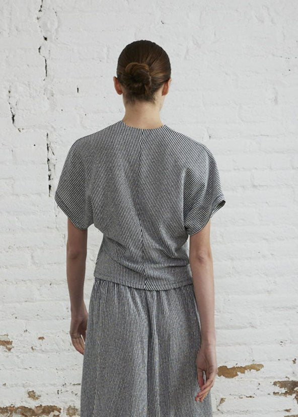 Striped Top in Black from SITA MURT at Edito boutique