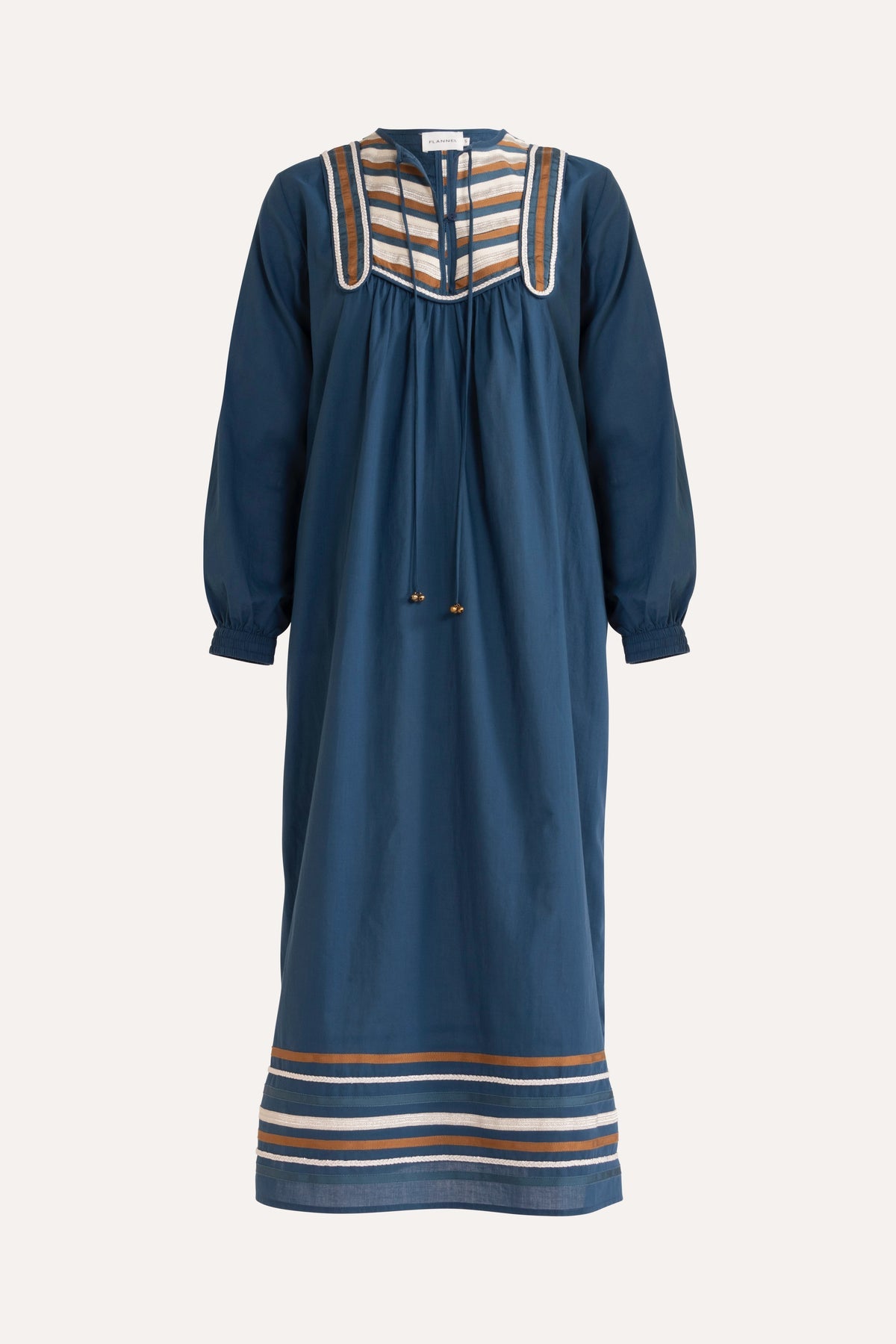 Talitha Dress in Ocean from Flannel