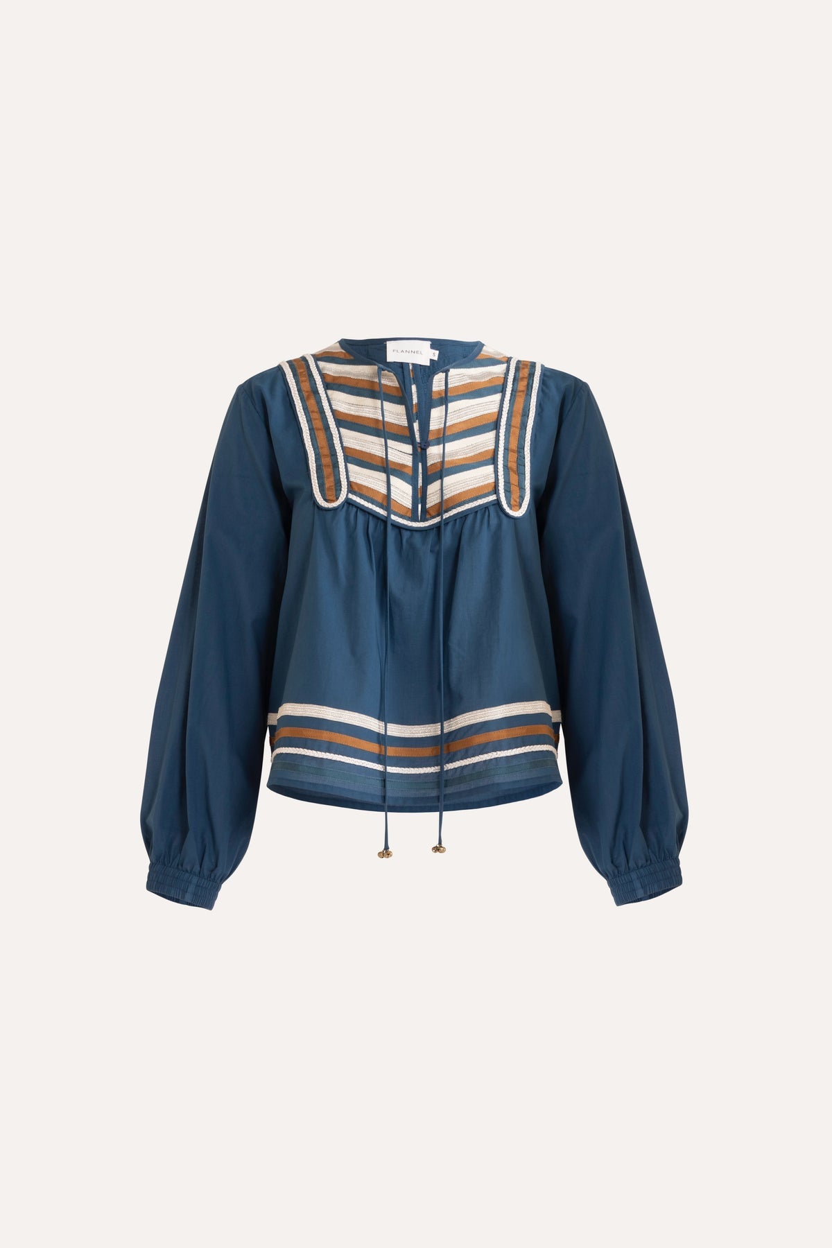 Talitha Top in Ocean from Flannel