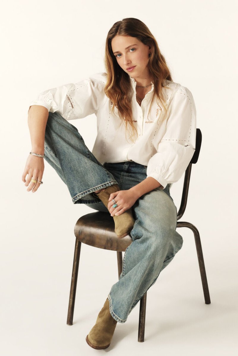 Tamie Lace Shirt from BA&SH at Edito boutique
