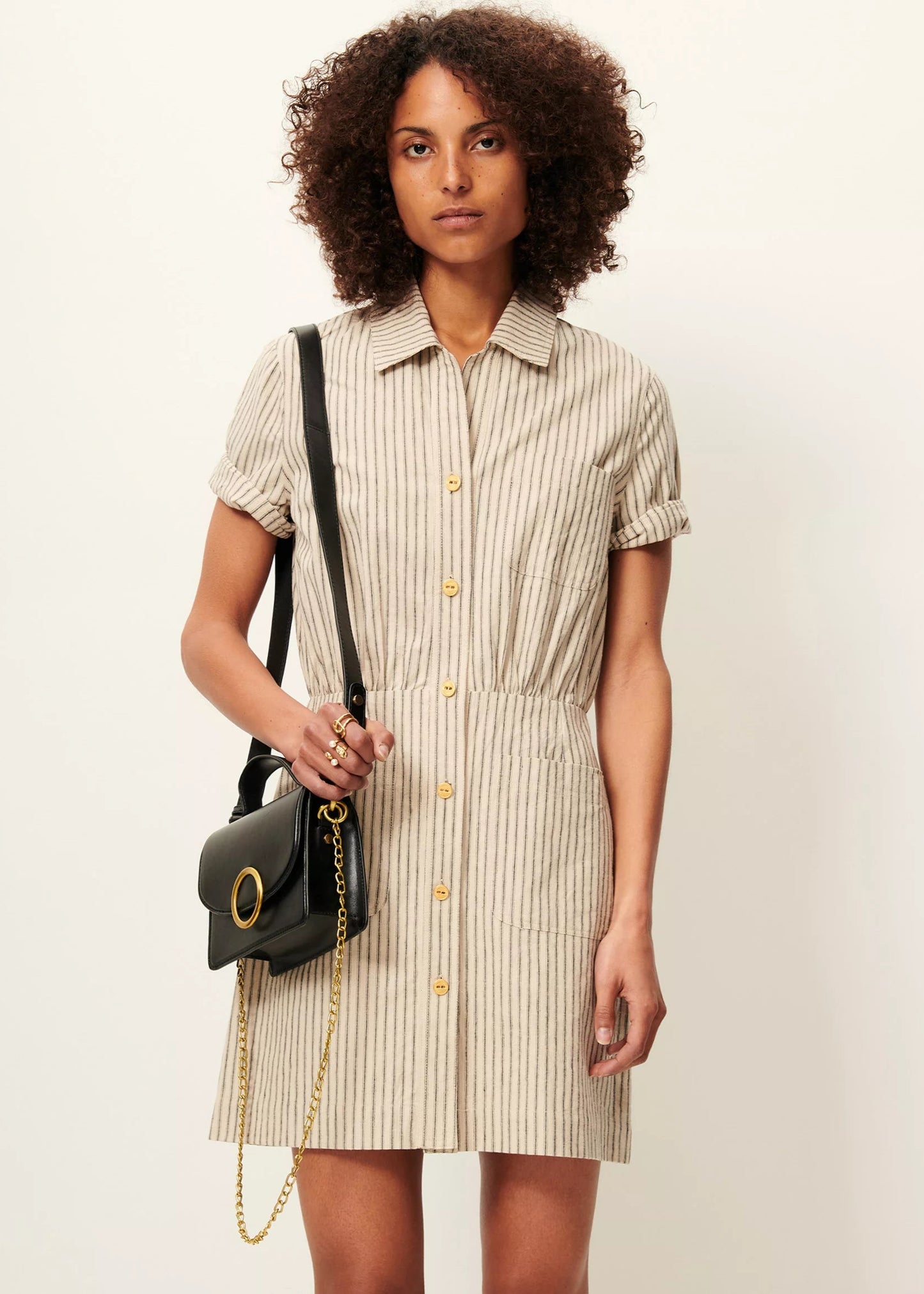 Tanohi Dress in Sandblack from Sessun