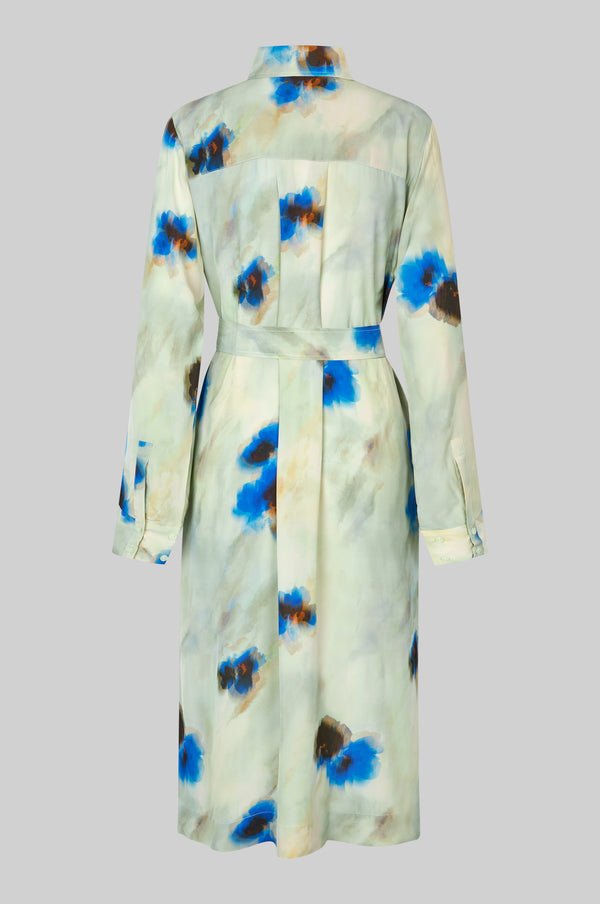 Thistle Shirt Dress in Surf from SECOND FEMALE at Edito boutique