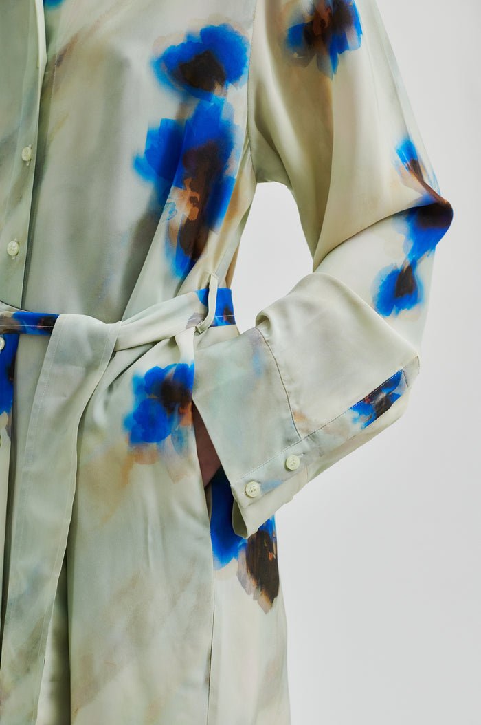 Thistle Shirt Dress in Surf from SECOND FEMALE at Edito boutique