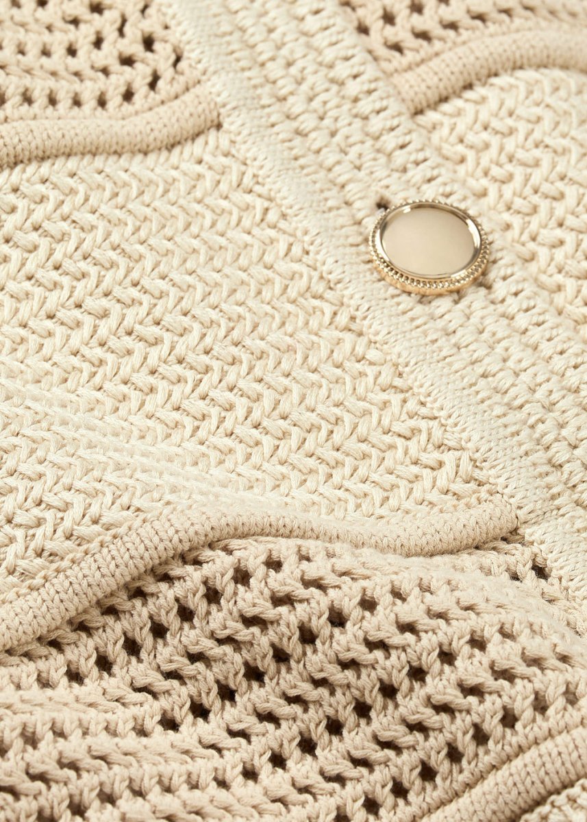 Val Cardigan in Ecru from BA&SH at Edito boutique