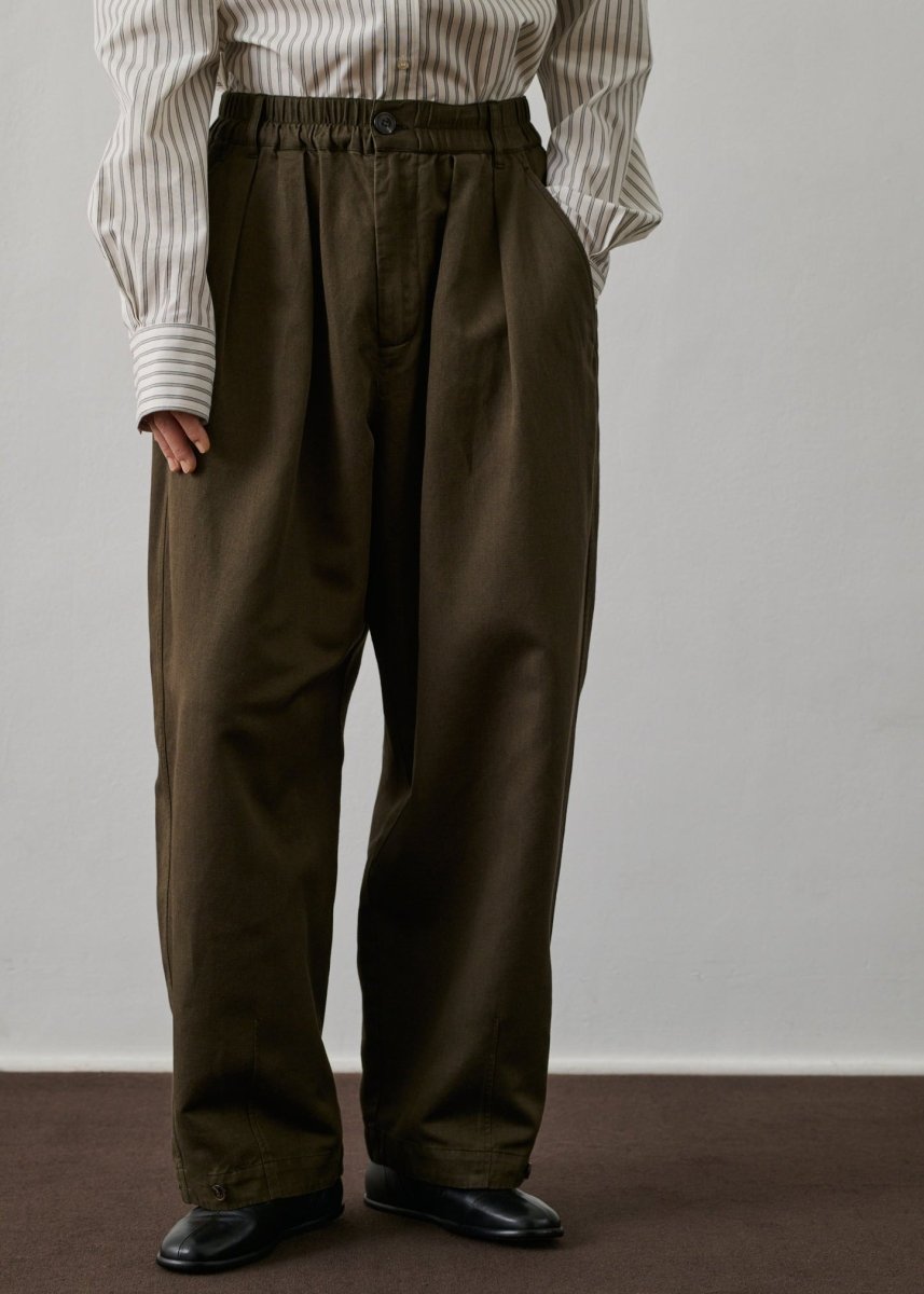 Vernon Trousers in Khaki from SOEUR at Edito boutique