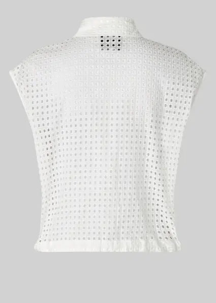 Villa Waistcoat in White from SECOND FEMALE at Edito boutique