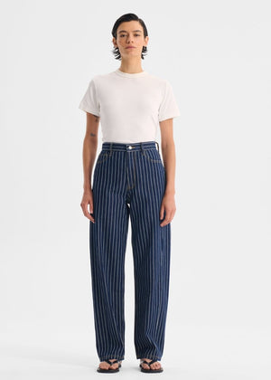 Wyatt Denim Jean in Stripe from MORRISON at Edito boutique