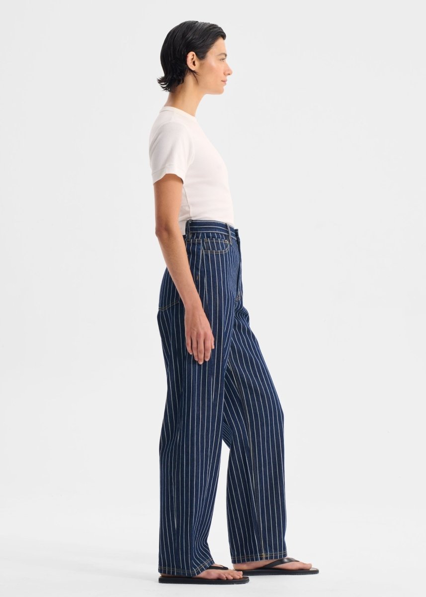 Wyatt Denim Jean in Stripe from MORRISON at Edito boutique