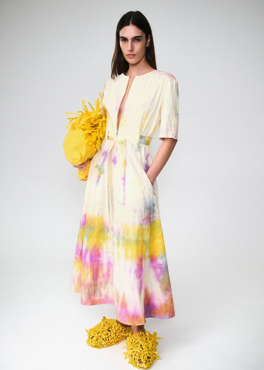 Zipper Dress in Hydrangea from LUUDA at Edito boutique