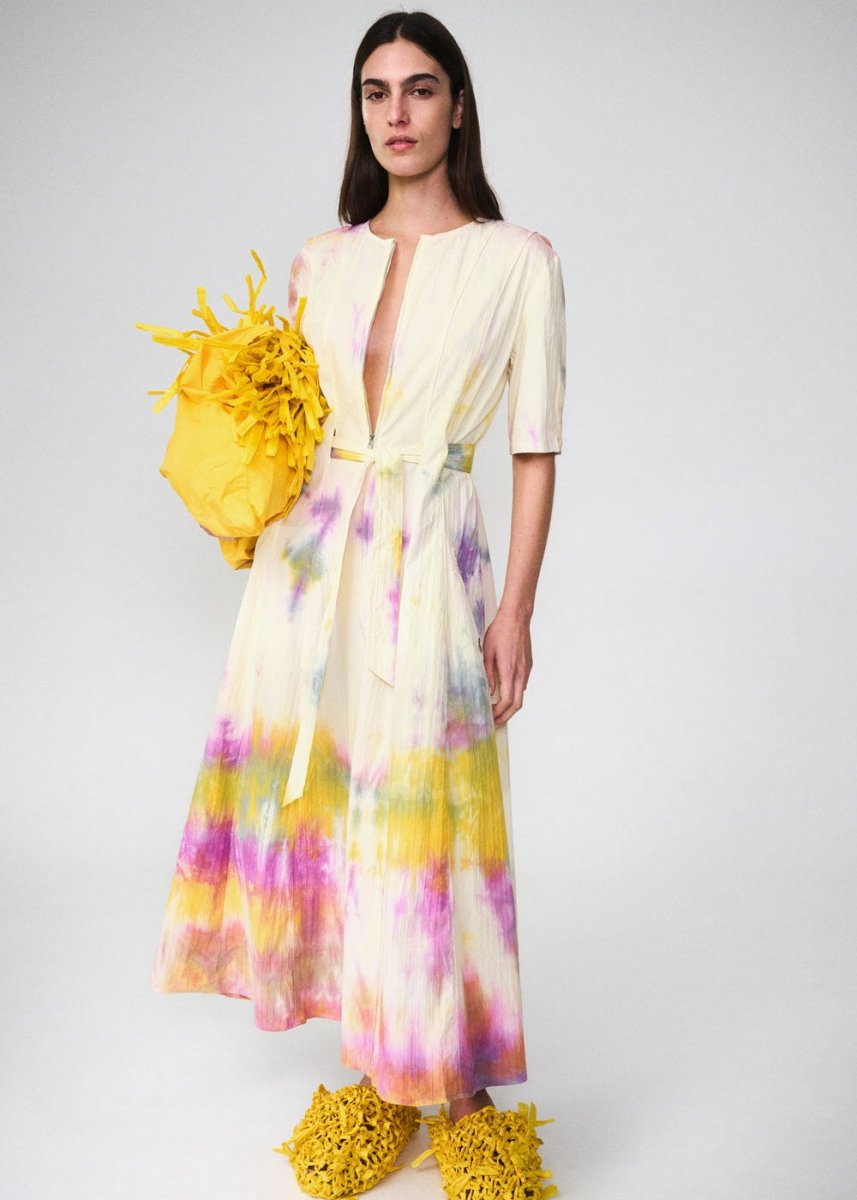 Zipper Dress in Hydrangea from LUUDA at Edito boutique