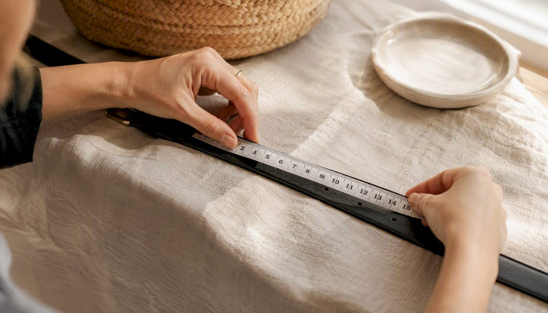 Women's belt size guide: measure, convert and buy right - Edito Boutique