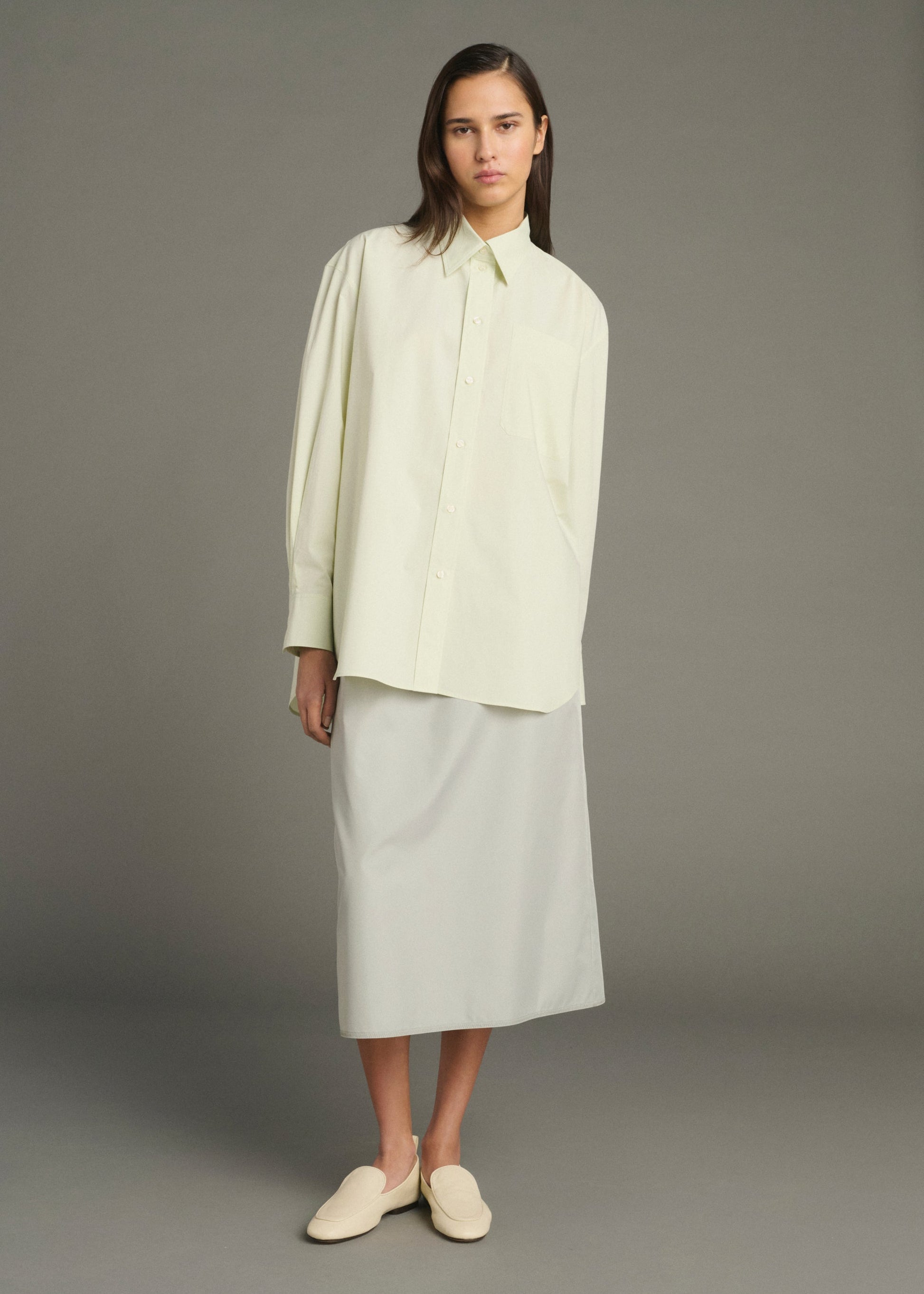 Carlotta shirt in Pale Green from Soeur