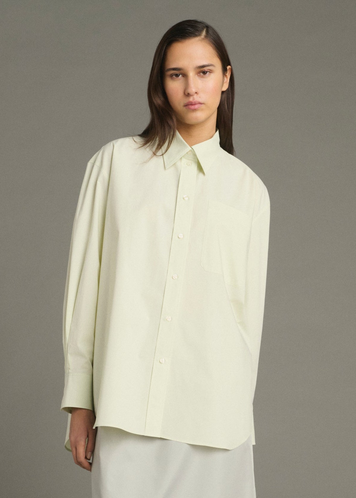 Carlotta shirt in Pale Green from Soeur