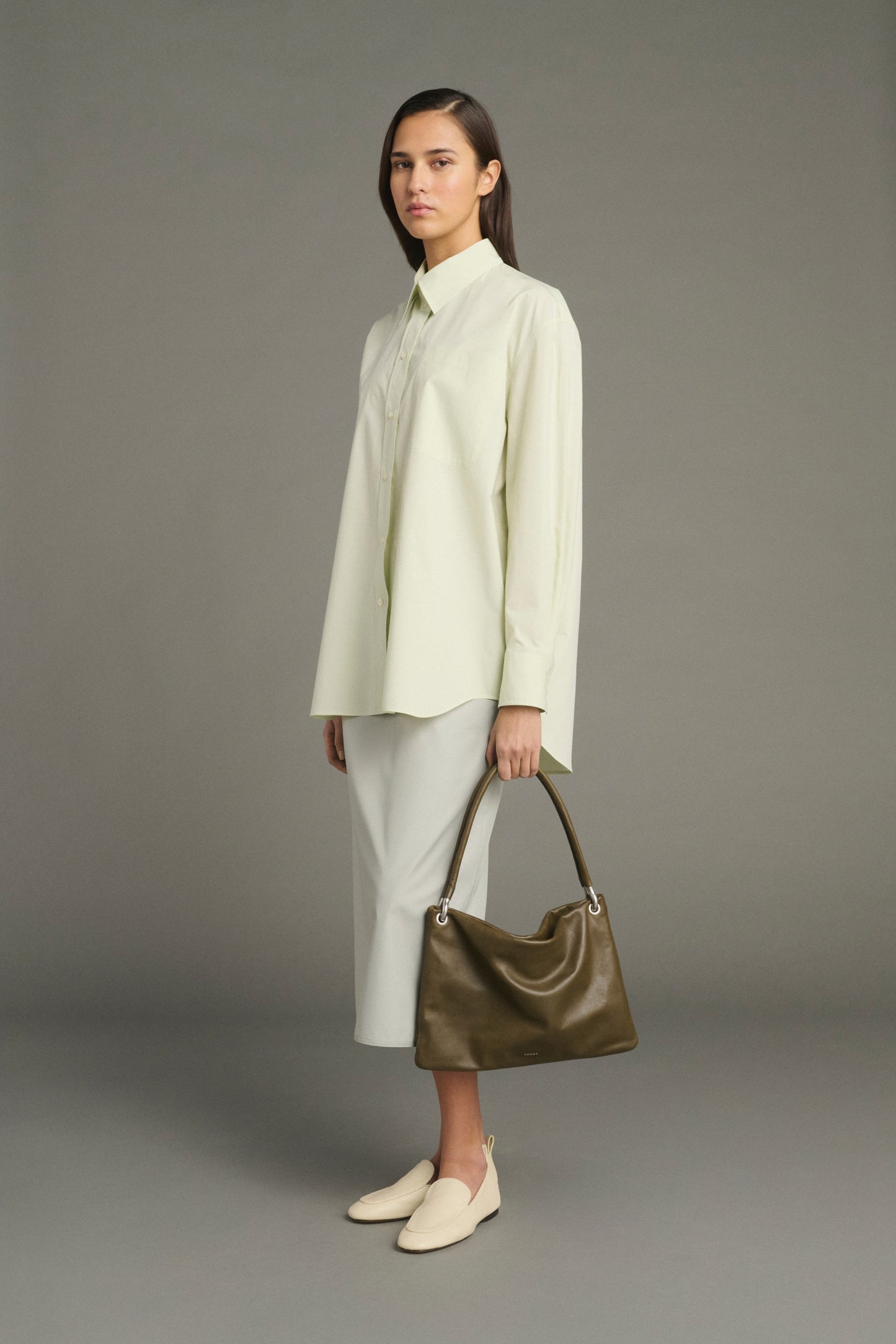 Carlotta shirt in Pale Green from Soeur