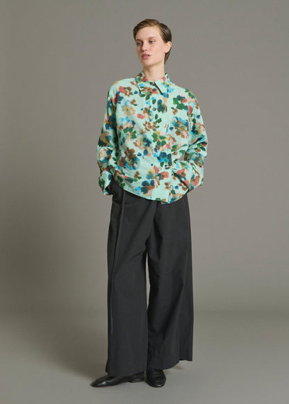 Lepic Shirt in Turquoise from Soeur