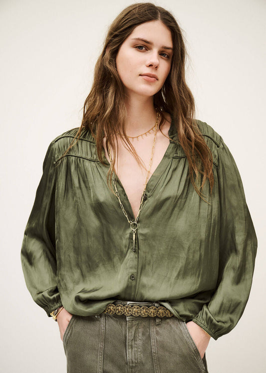 Cessia Shirt in Khaki from Ba&sh