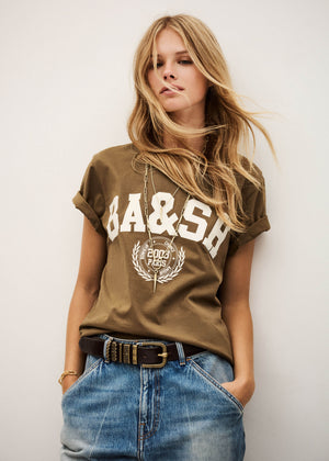 Ioni T-Shirt in Coffee from ba&sh