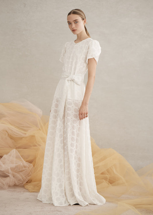 Isabella Maxi Dress in White from Luxe de Valentina